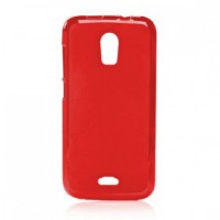 Capa Silicone Rijo Lumia 800 Vermelho